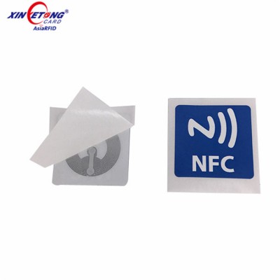 30x30MM NTAG213  Printing NFC Tag with 3M 467-Printable RFID Sticker